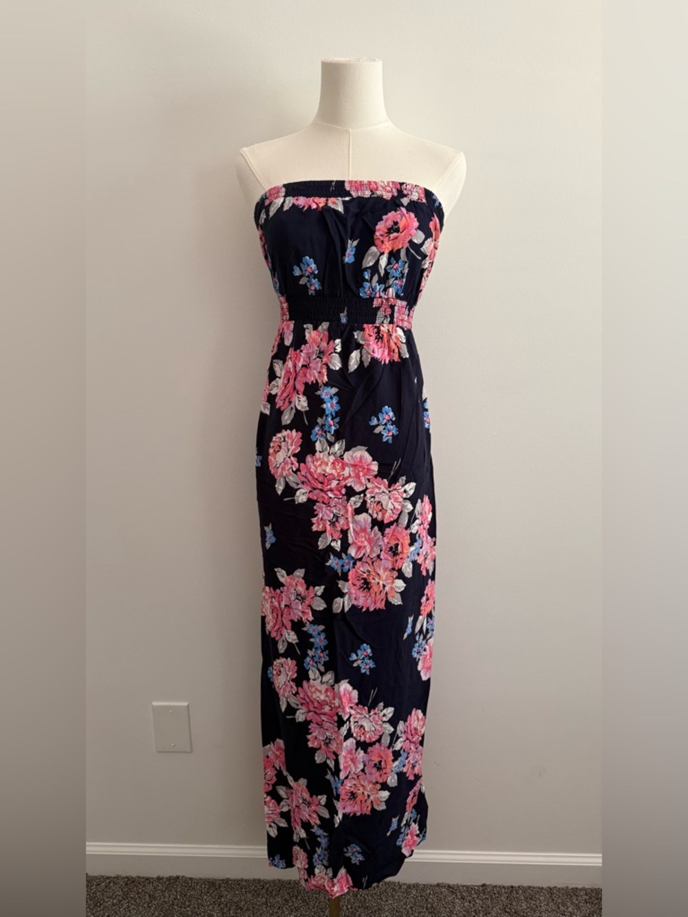 Floral Maxi Dress Coattage Romantic Boho